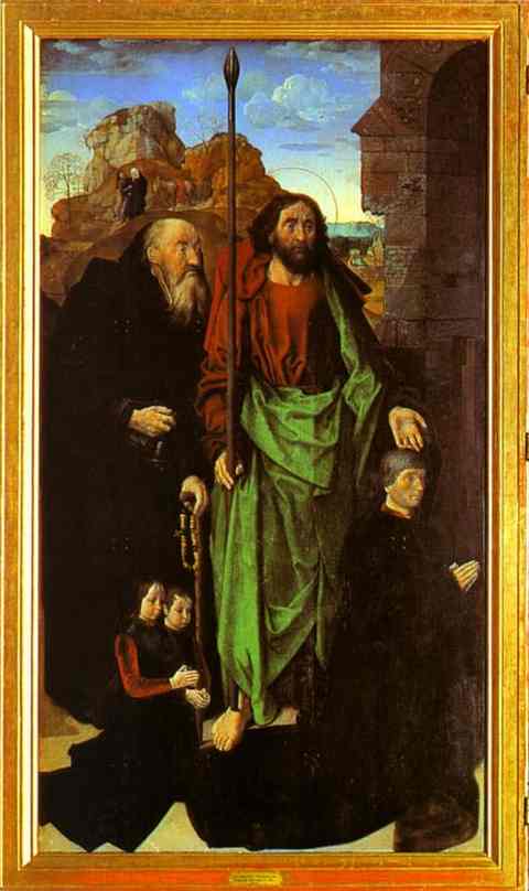 Tommaso Portinari with his sons and SS.